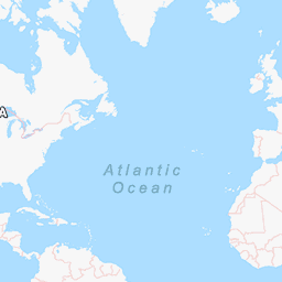 World map — Map of The World online service
